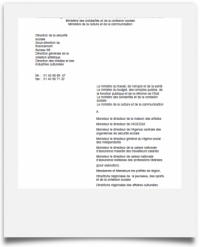 circulaire ministérielle